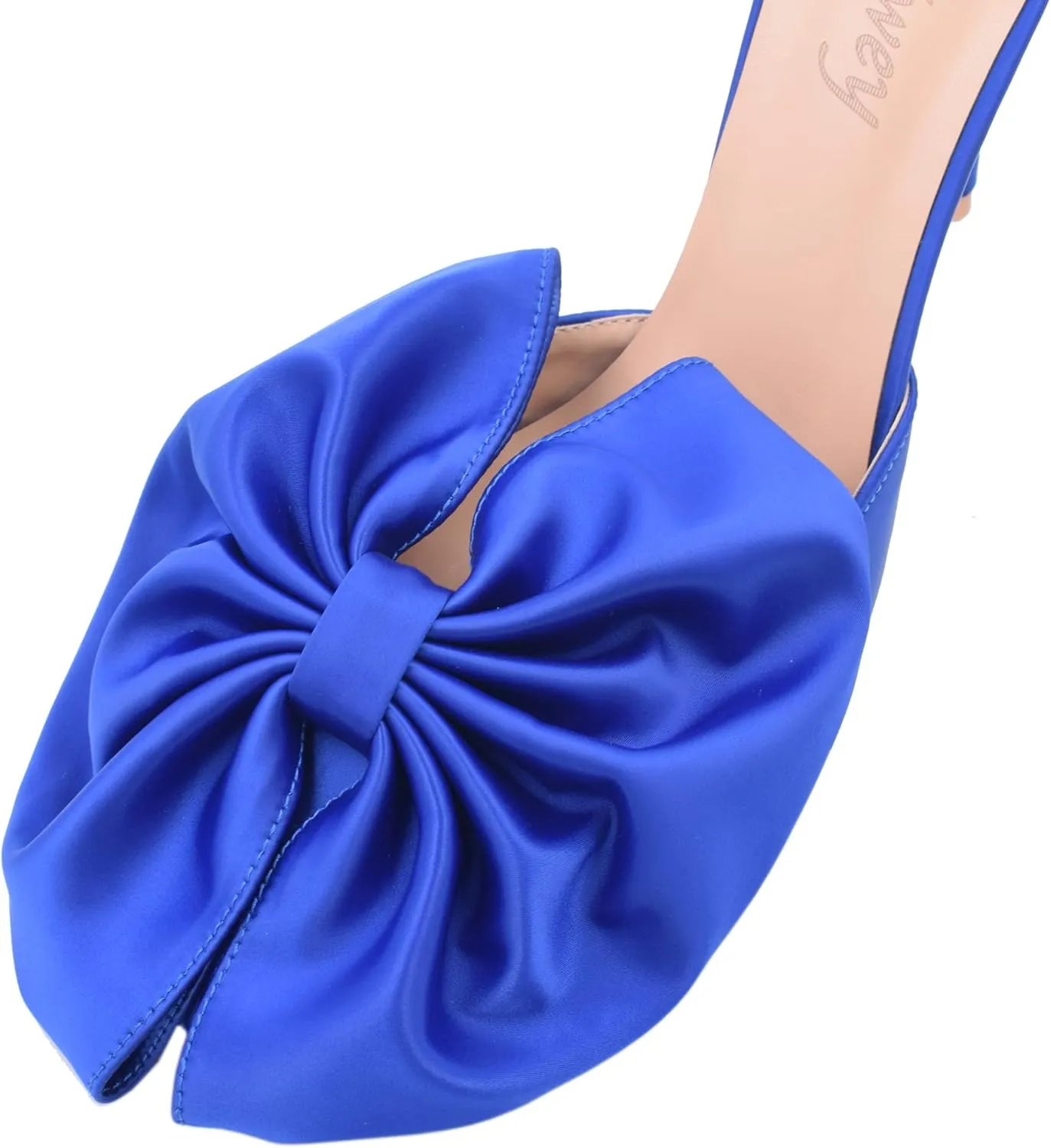 Women's Bow-Knot Pointed Toe High Heel Stiletto Pumps Dress Party Ladies Sandals Shoes