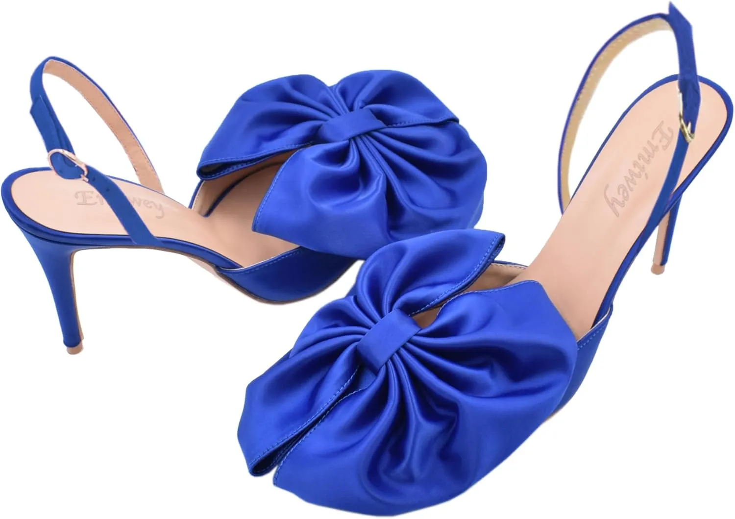 Women's Bow-Knot Pointed Toe High Heel Stiletto Pumps Dress Party Ladies Sandals Shoes