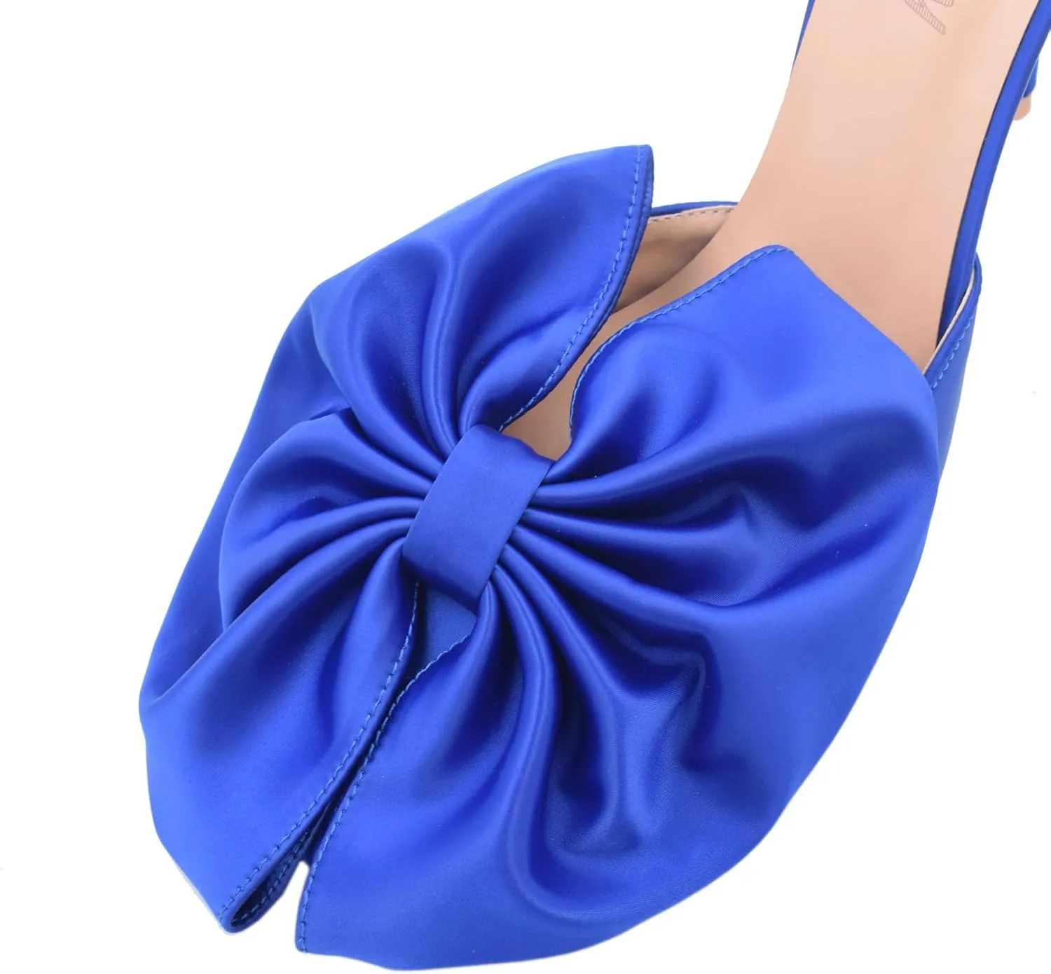 Women's Bow-Knot Pointed Toe High Heel Stiletto Pumps Dress Party Ladies Sandals Shoes