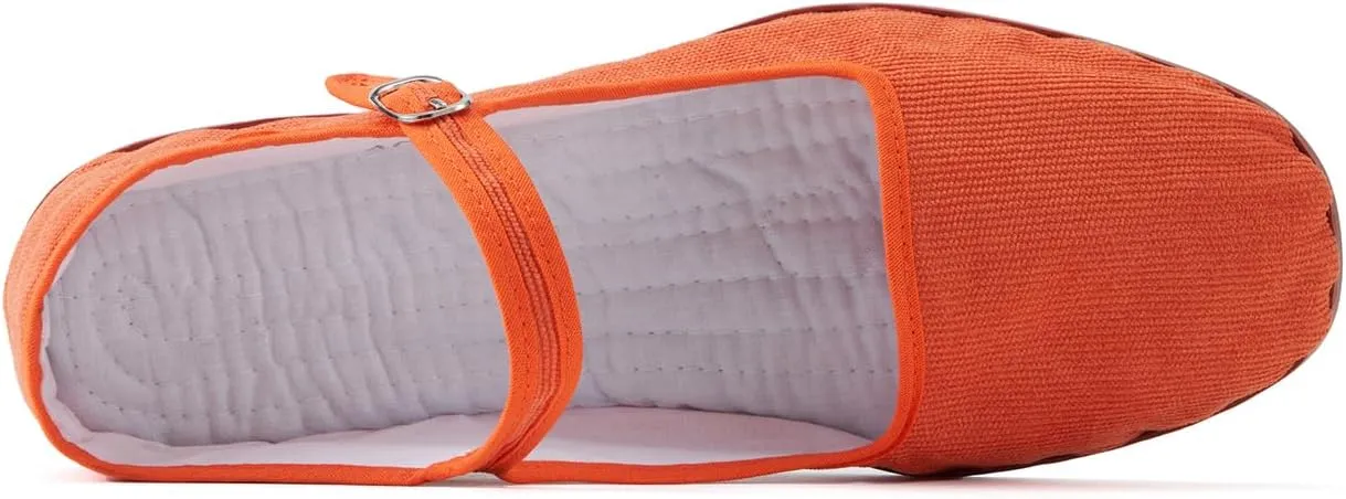 Women’s Cotton Mary Janes, Classic China Flats, Chinese Slippers, Kung Fu China Baby Doll Tai Chi Shoes