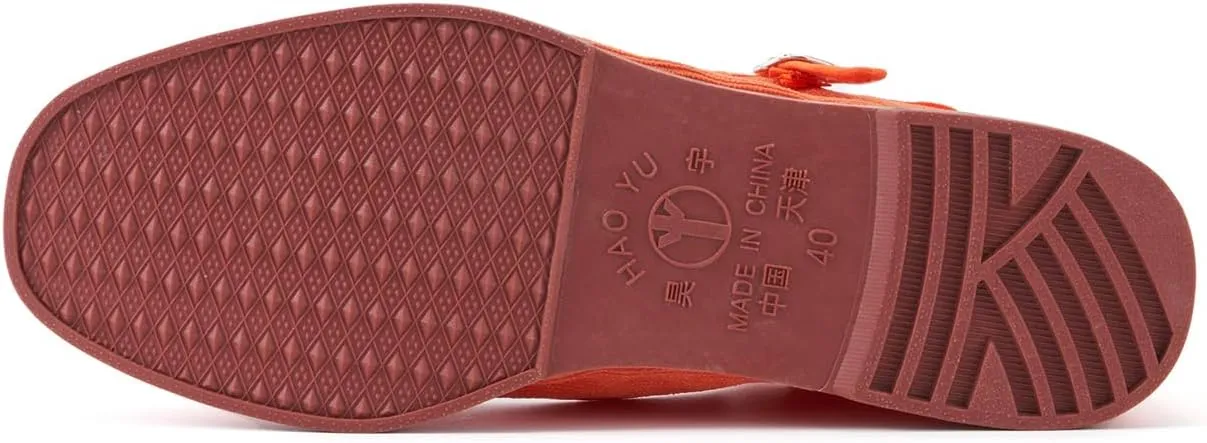 Women’s Cotton Mary Janes, Classic China Flats, Chinese Slippers, Kung Fu China Baby Doll Tai Chi Shoes