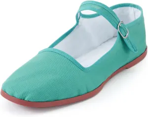 Women’s Cotton Mary Janes, Classic China Flats, Chinese Slippers, Kung Fu China Baby Doll Tai Chi Shoes