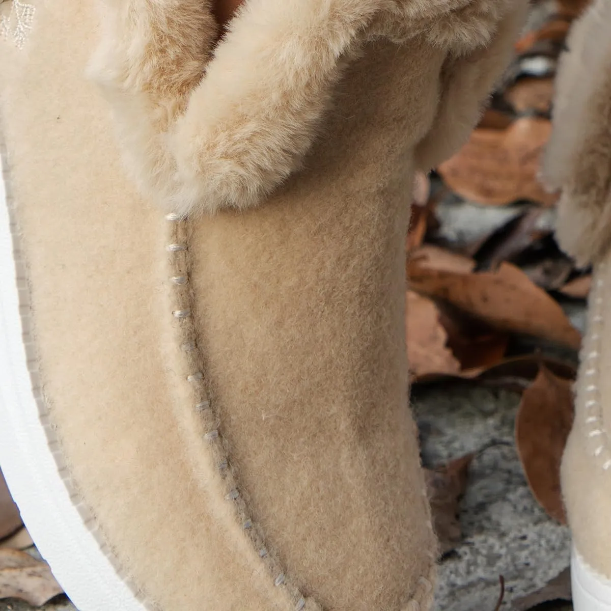 Women's Flat Fluffy Ankle Boots Slip-on Soft Plush Sneakers Fur Lined Warm Cozy Round Toe Thick Sole Casual Cotton Shoe