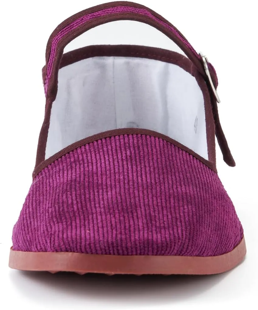Women’s Mary Jane Flats, Classic Cloth China Flats, Chinese Slippers for Women, Kung Fu Shoes, China Doll Shoes, Tai Chi Shoes