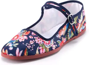 Women’s Mary Jane Flats, Classic Cloth China Flats, Chinese Slippers for Women, Kung Fu Shoes, China Doll Shoes, Tai Chi Shoes