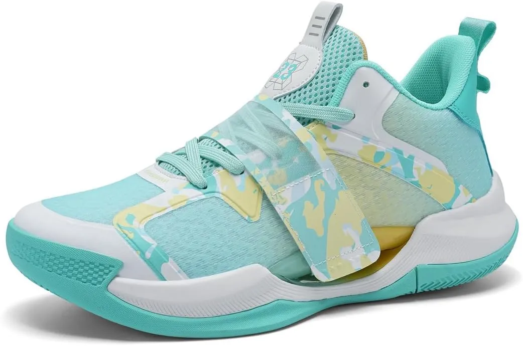 Womens Mens Basketball Shoes Comfortable Fashion Athletic Sneakers Breathable Non Slip Lace up Shoe