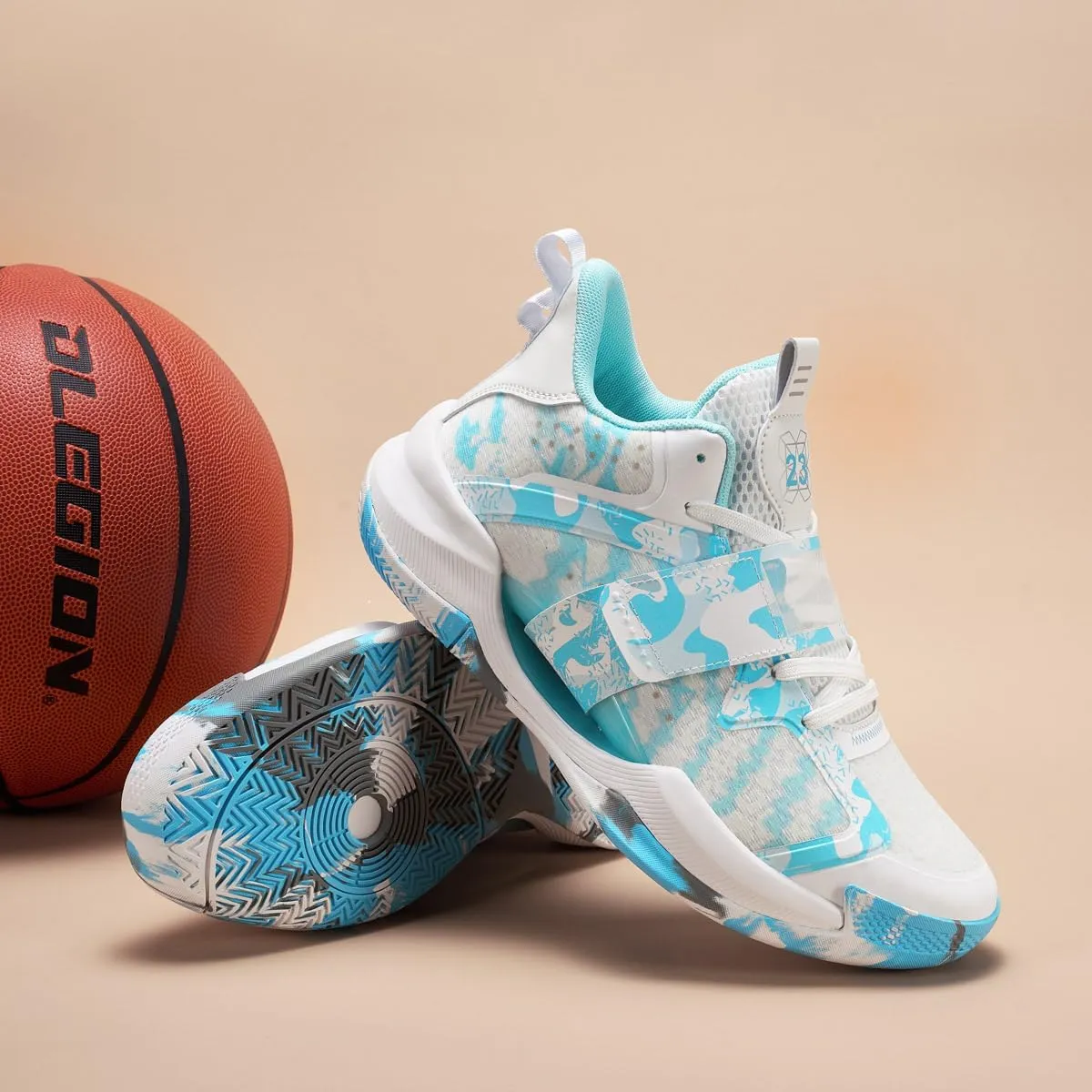 Womens Mens Basketball Shoes Comfortable Fashion Athletic Sneakers Breathable Non Slip Lace up Shoe