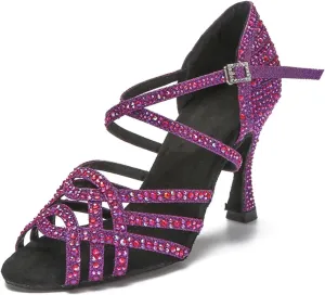 Women's Mesh Panel Stiletto Boots - Adjustable Laces for Pole Dance Rehearsals (8CM/3.15")