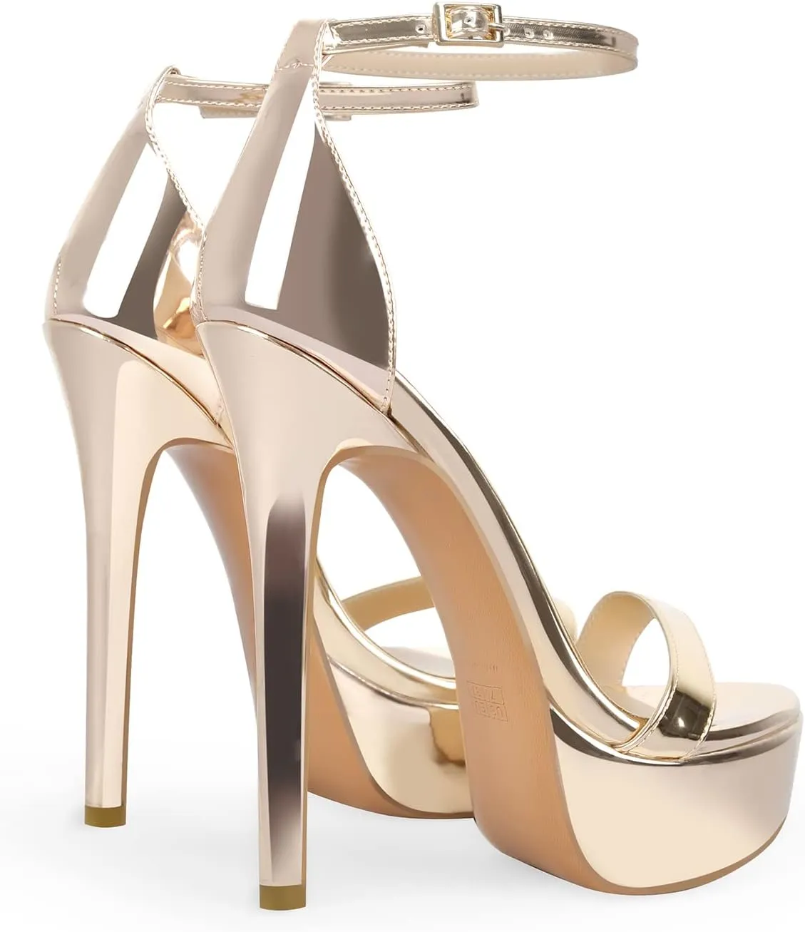 Womens Platform Sandals Peep Open Toe Chunky Block High Heels Ankle Strap Buckle Slingback Sexy Dress Sandals Shoes