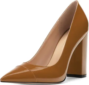 Women's Pumps, Pointed Toe High Heel Fashion Shoes for Women, Women Shoes for Workplace, Street and Banquet.3.9inches