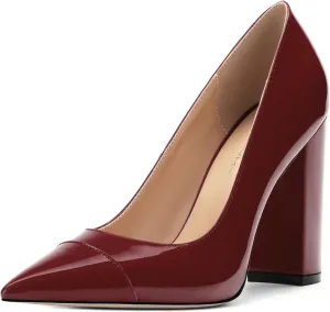Women's Pumps, Pointed Toe High Heel Fashion Shoes for Women, Women Shoes for Workplace, Street and Banquet.3.9inches