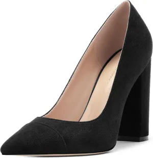 Women's Pumps, Pointed Toe High Heel Fashion Shoes for Women, Women Shoes for Workplace, Street and Banquet.3.9inches