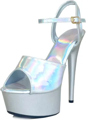 Womens's Platform Stiletto Heels Ankle Strap Peep Toe Sandals