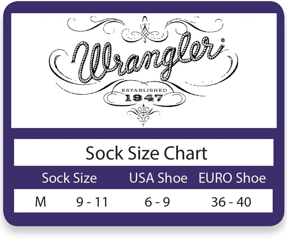 Wrangler Women's Rayon Horse Shoe Pattern Knee High Socks (3 Pairs)