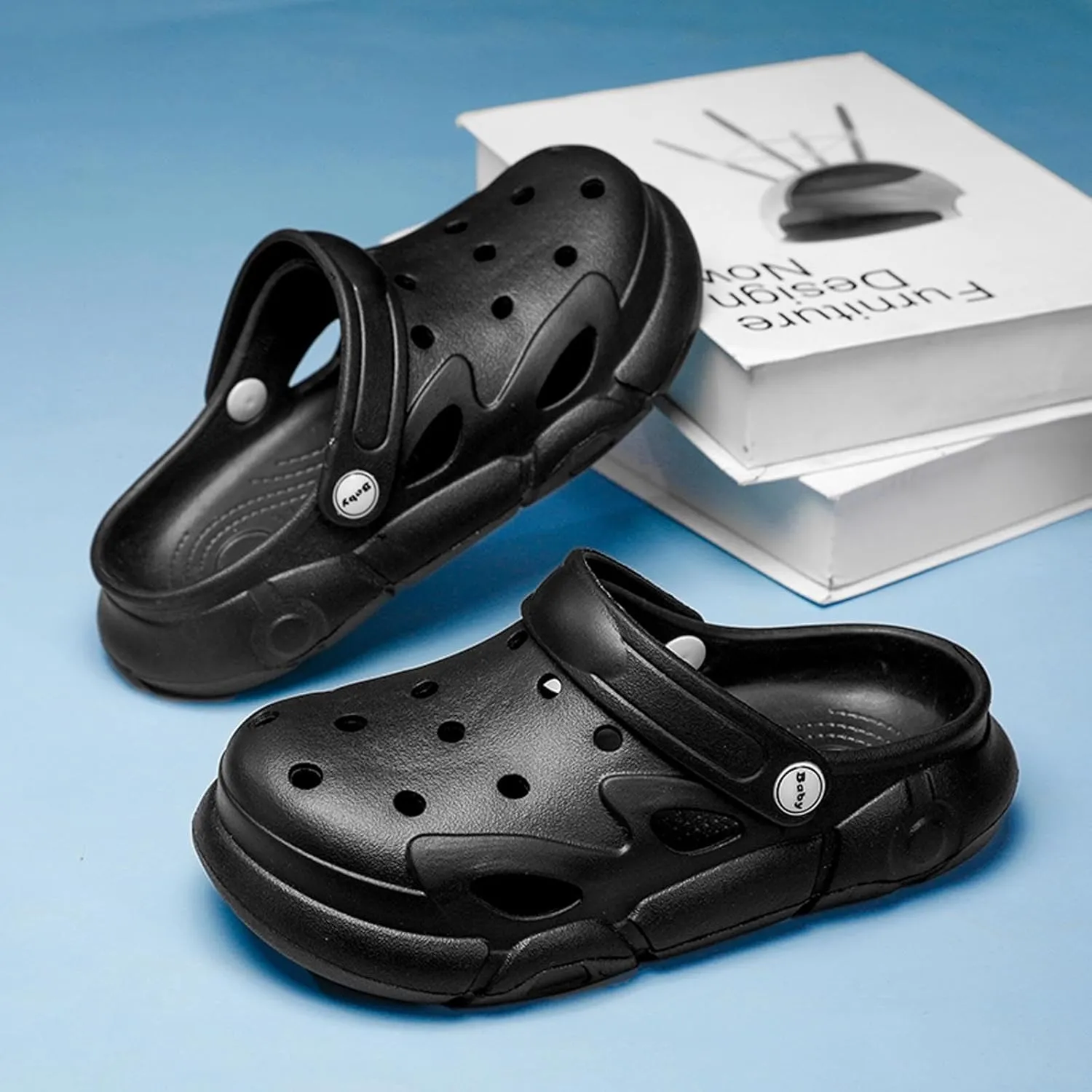YUKTOPA Kids Clogs Shoes Boys Girls Non Slip Garden Shoes Water Shower Beach Pool Slides Sandals