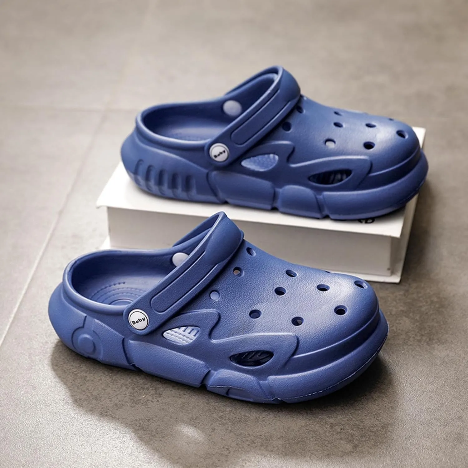 YUKTOPA Kids Clogs Shoes Boys Girls Non Slip Garden Shoes Water Shower Beach Pool Slides Sandals