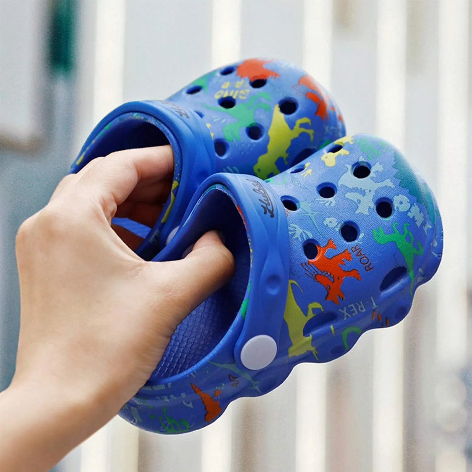YUKTOPA Kids Clogs Shoes Boys Girls Non Slip Garden Shoes Water Shower Beach Pool Slides Sandals