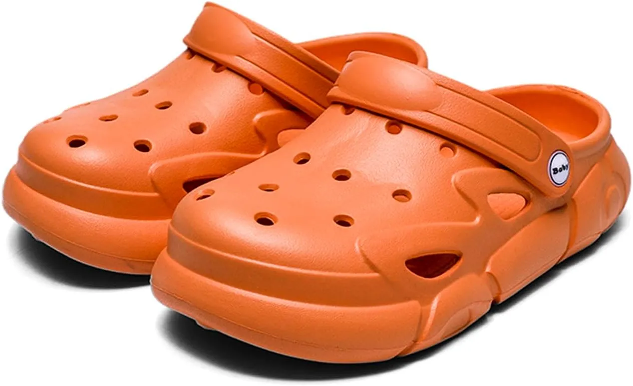 YUKTOPA Kids Clogs Shoes Boys Girls Non Slip Garden Shoes Water Shower Beach Pool Slides Sandals