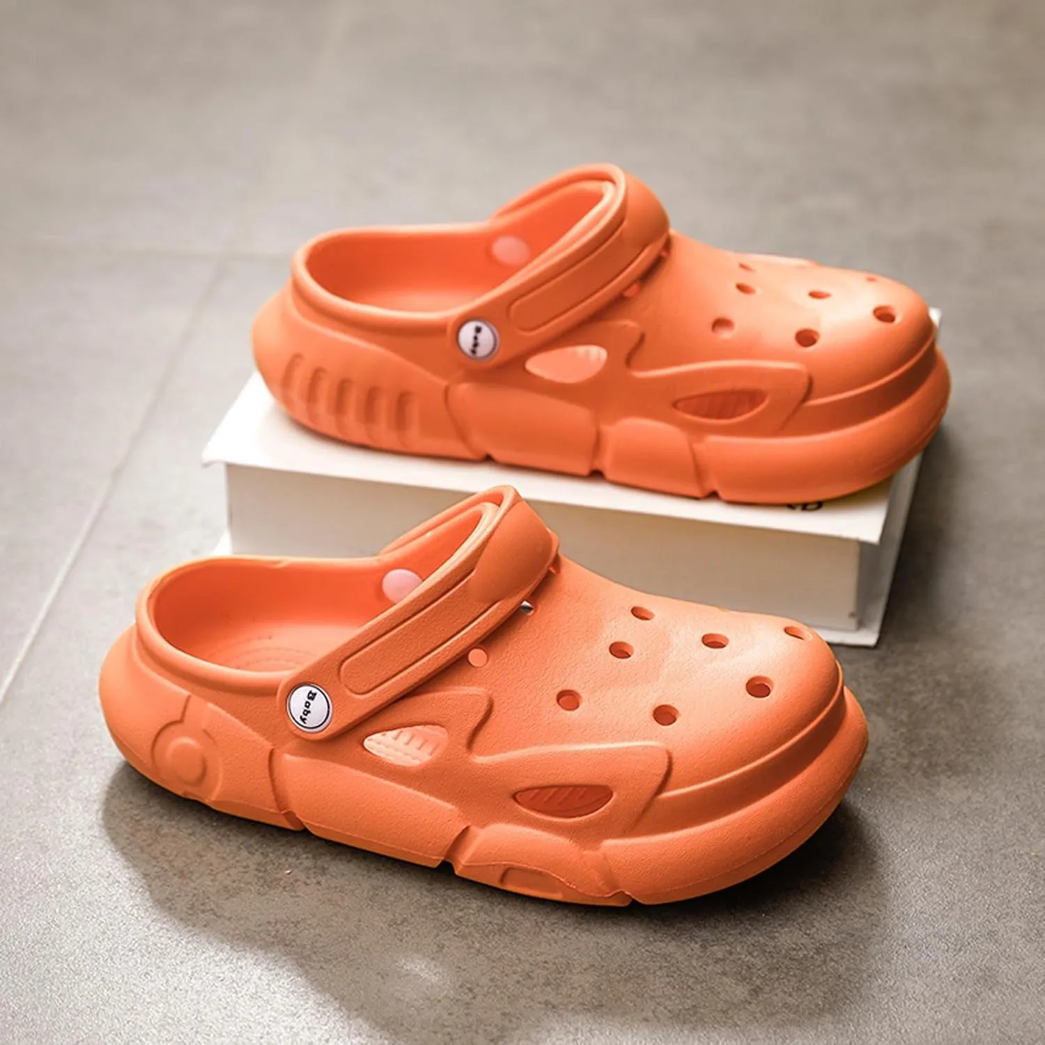 YUKTOPA Kids Clogs Shoes Boys Girls Non Slip Garden Shoes Water Shower Beach Pool Slides Sandals