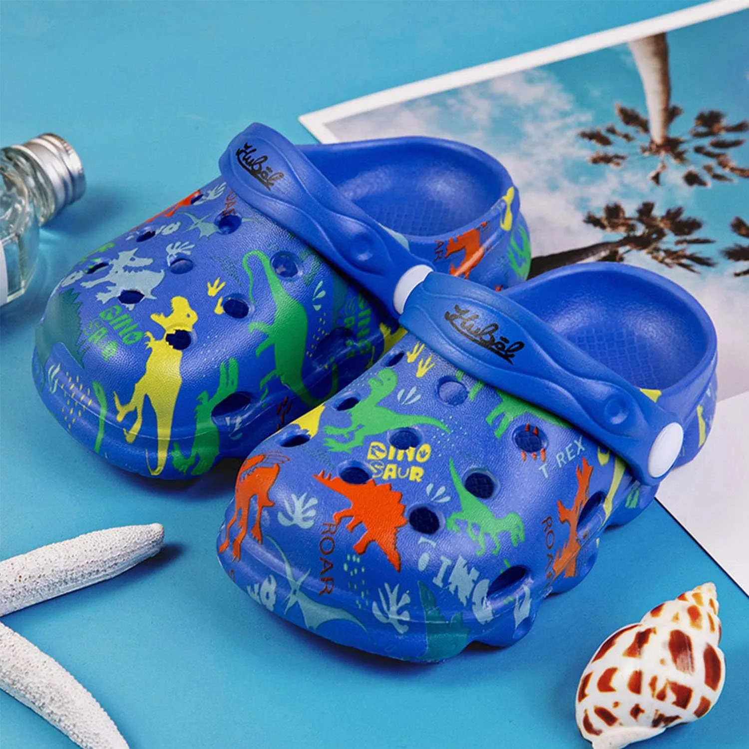 YUKTOPA Kids Clogs Shoes Boys Girls Non Slip Garden Shoes Water Shower Beach Pool Slides Sandals